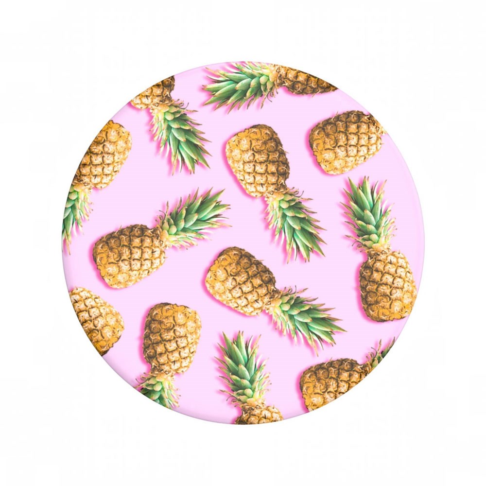 POPSOCKETS Basic Grip med Stativfunktion - Pineapple Palooza