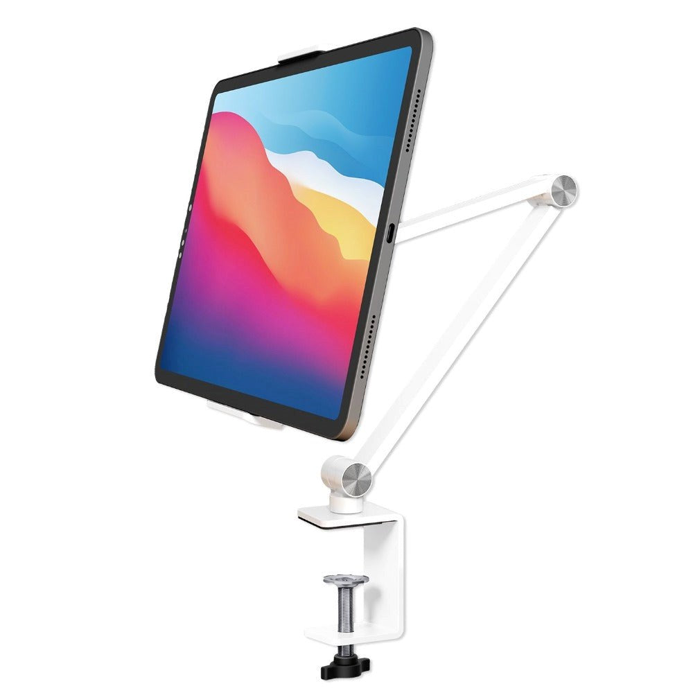 4Smarts Ergofix H9 Universal Desktop Holder for Smartphones & Tablets - White