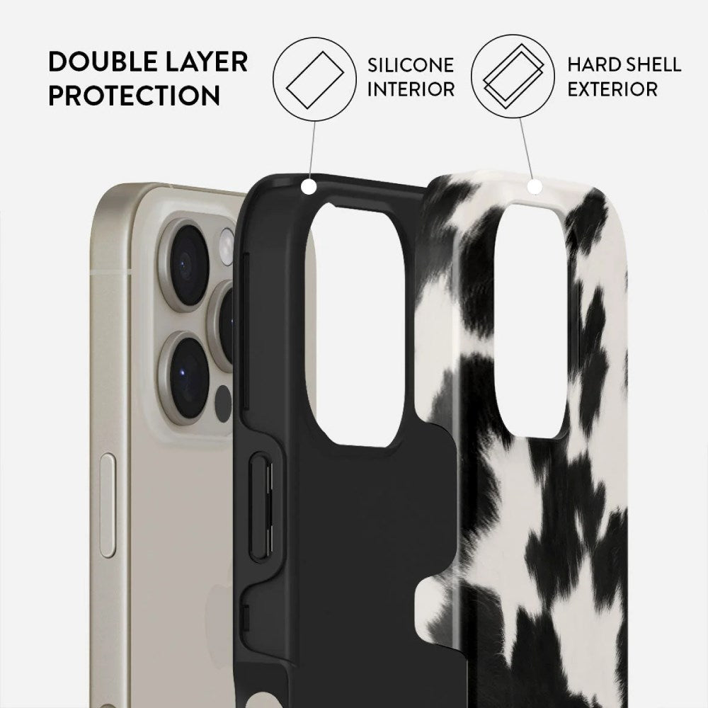 iPhone 16 Pro Burga Tough Fashion Skal - MagSafe Kompatibel - Achromatic