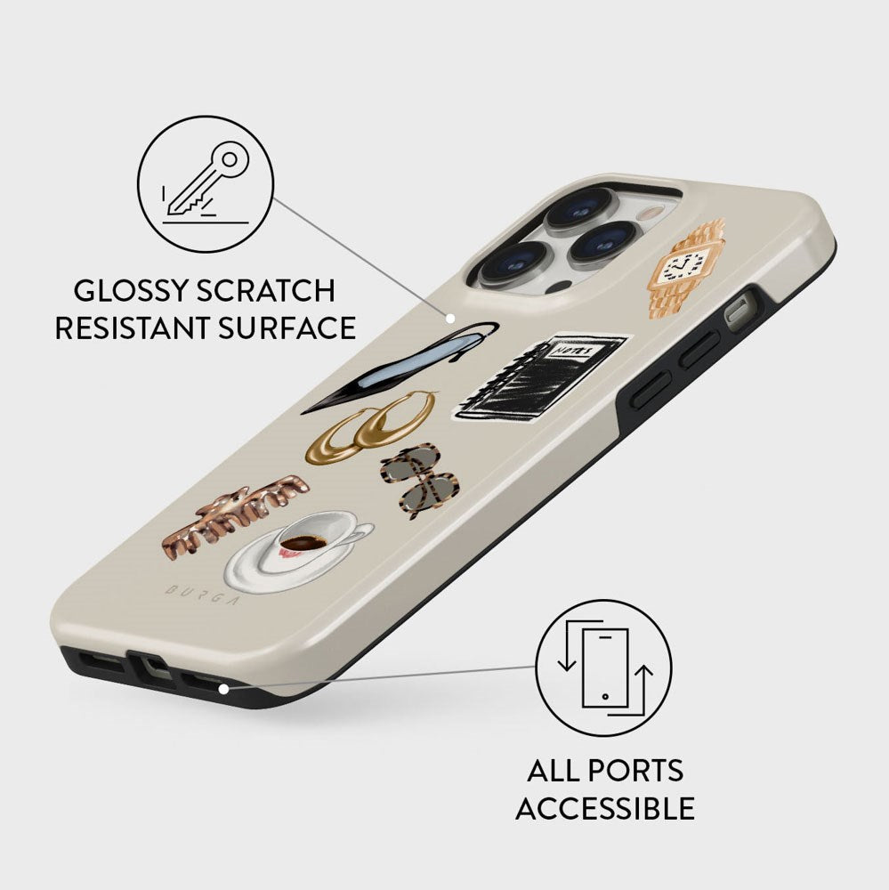 iPhone 14 Pro Burga Tough Fashion Skal - Boss Babe