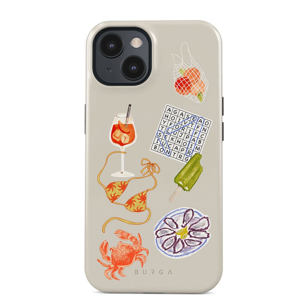iPhone 13 Burga Tough Fashion Skal - Seaside Muse