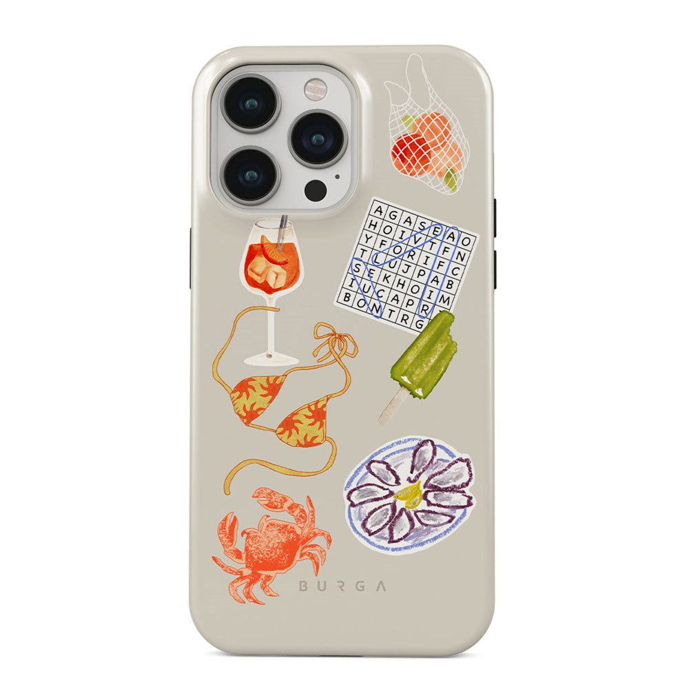 iPhone 13 Pro Burga Tough Fashion Skal - Seaside Muse