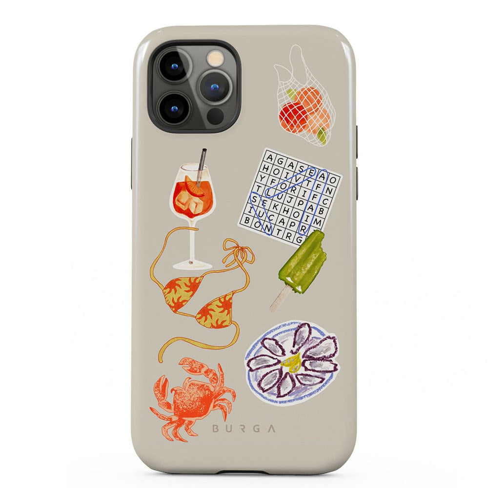 iPhone 12 / 12 Pro Burga Tough Fashion Skal - Seaside Muse