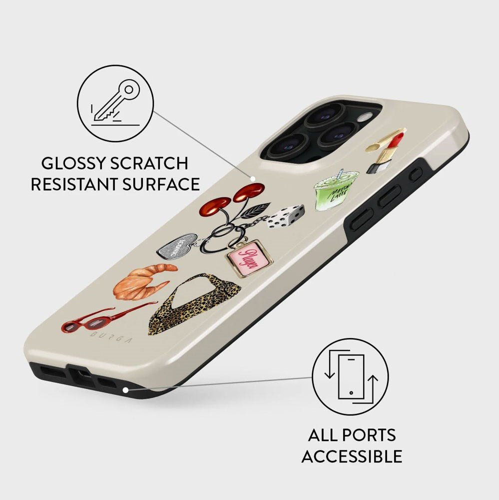 iPhone 15 Pro Burga Tough Fashion Skal - It Girl