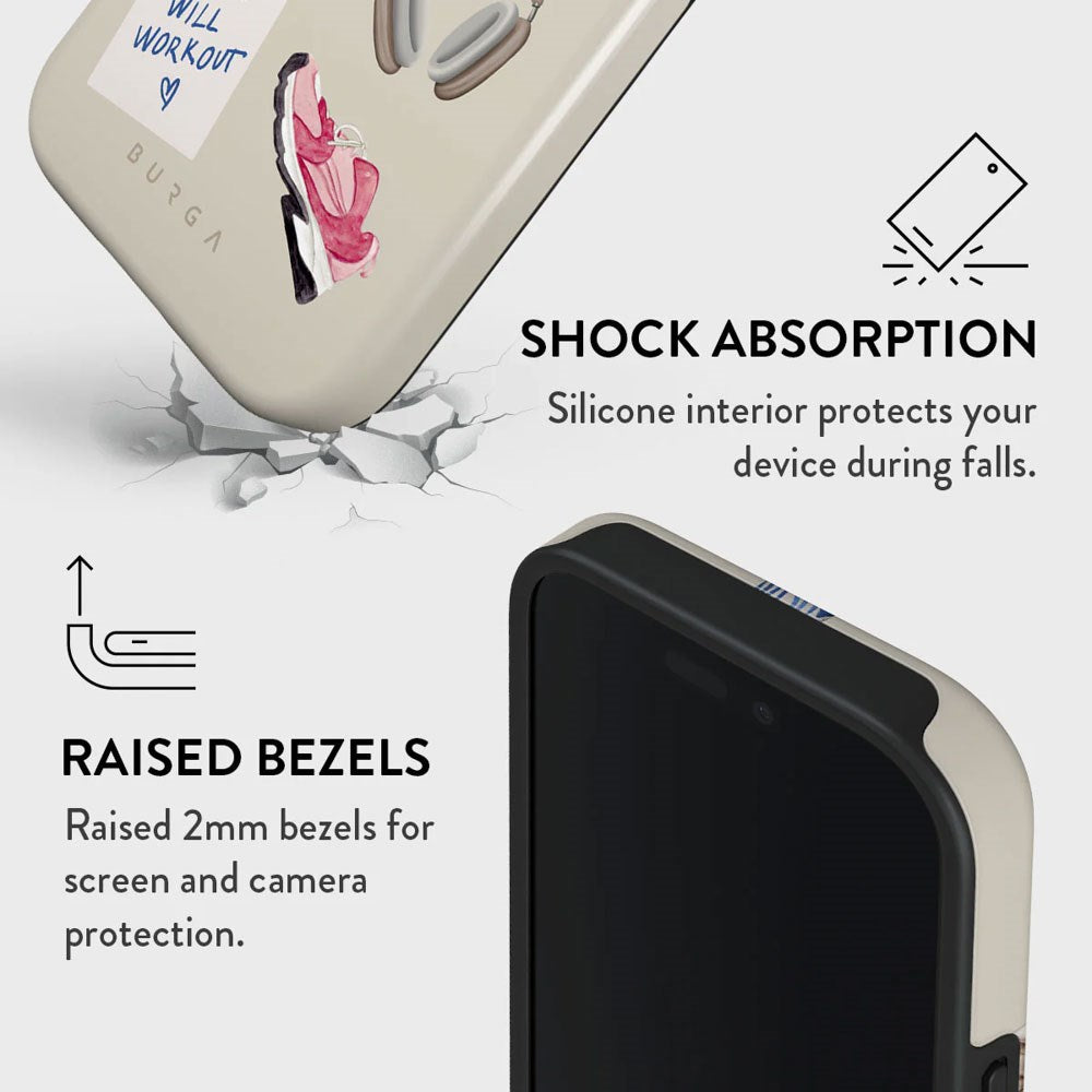 iPhone 16 Pro Burga Tough Fashion Skal - 5AM Club