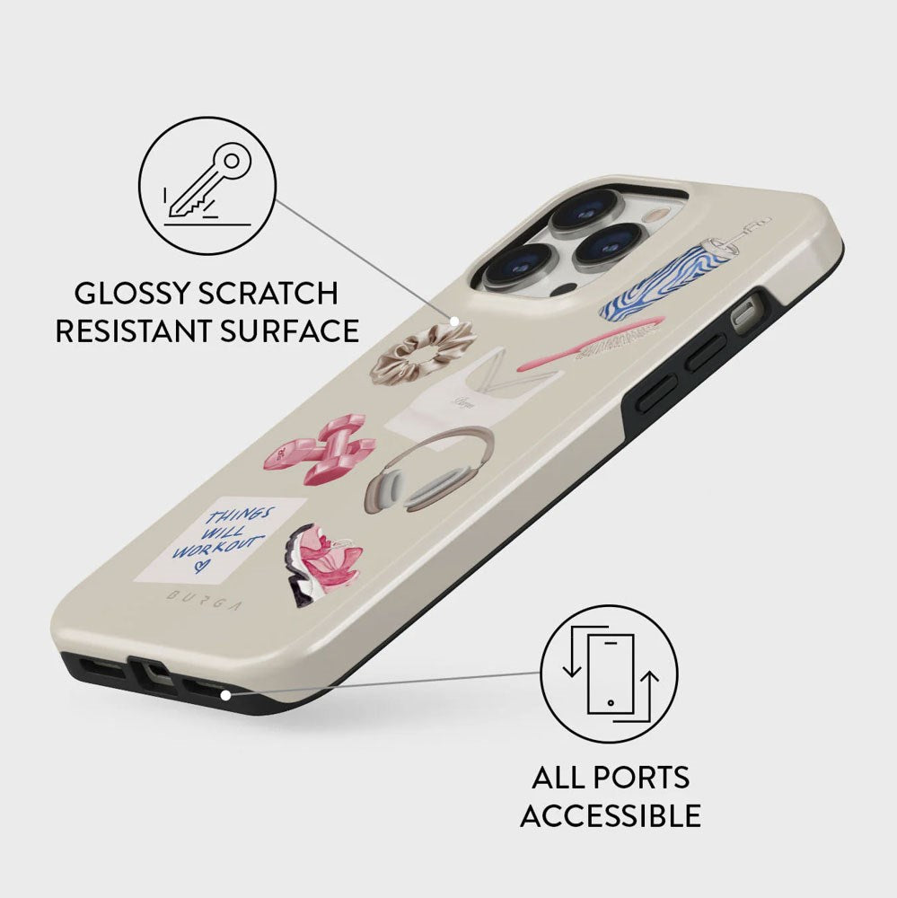 iPhone 14 Pro Burga Tough Fashion Skal - 5AM Club
