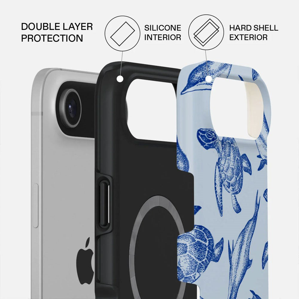 iPhone Air Burga Tough Fashion Skal - MagSafe Kompatibel - Aquatic Dance