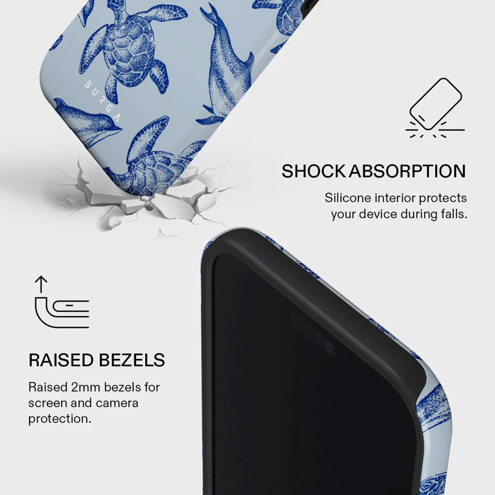 iPhone Air Burga Tough Fashion Skal - MagSafe Kompatibel - Aquatic Dance