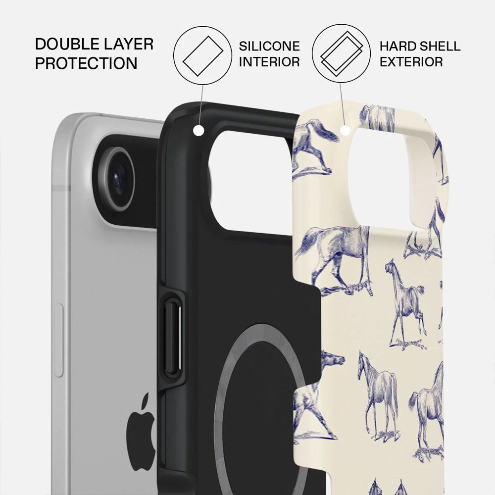 iPhone Air Burga Tough Fashion Skal - MagSafe Kompatibel - Derby Race