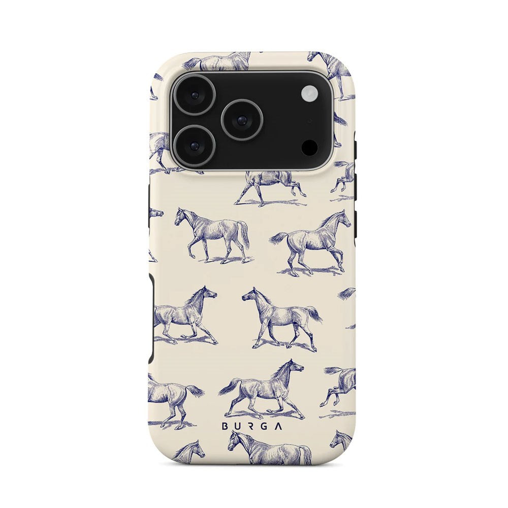 iPhone 17 Pro Burga Tough Fashion Skal - MagSafe Kompatibel - Derby Race