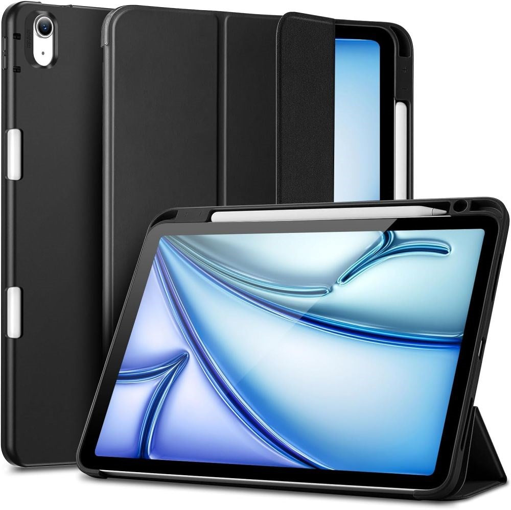 iPad Air 10.9-11" (2025-2020) ESR Rebound Case Med Apple Pencil Holder - Svart