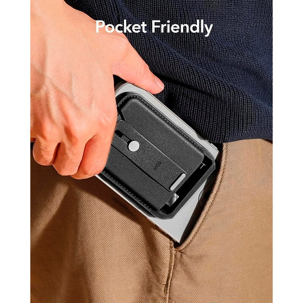 ESR GripWallet Korthållare m. Ställfunktion - MagSafe Kompatibel - Svart