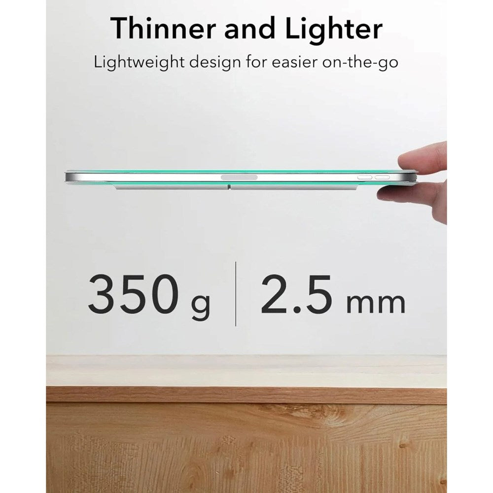 ESR iPad Air 13" (2025 / 2024) / Pro 12.9" (2022 / 2021 / 2020) Rebound Magnetic Fodral - Grå