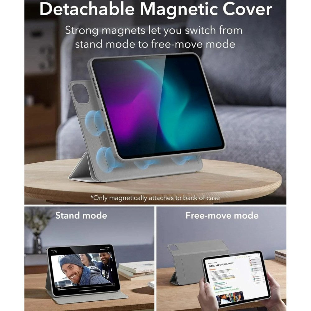 iPad Pro 13" (2025 / 2024) ESR Rebound Hybrid Fodral - Grå