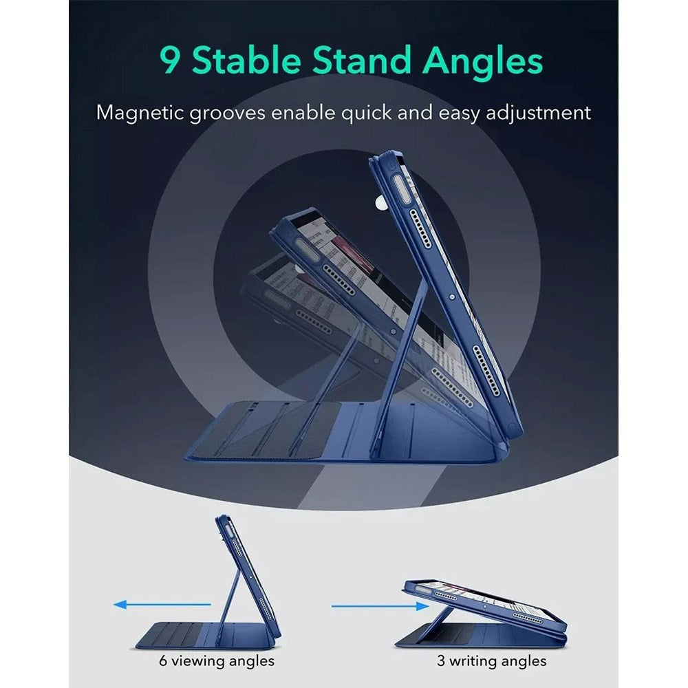 ESR iPad Air 13" (2025 / 2024) Shift Fodral m. Avtagbar Skal - Blå