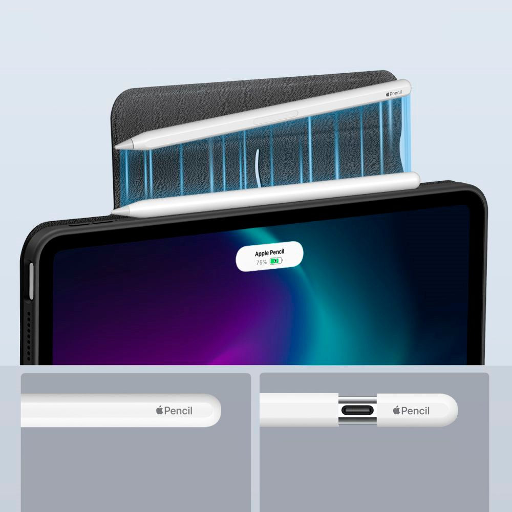 iPad Air 10.9-11" (2025-2020) ESR Rebound Hybrid Fodral - Svart