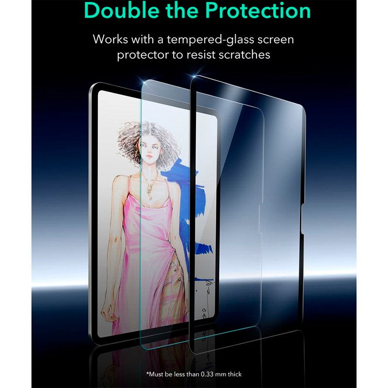 ESR iPad Pro 11" (2024) Magnetisk Paper Feel Screen Skärmskydd - Matt / Genomskinlig