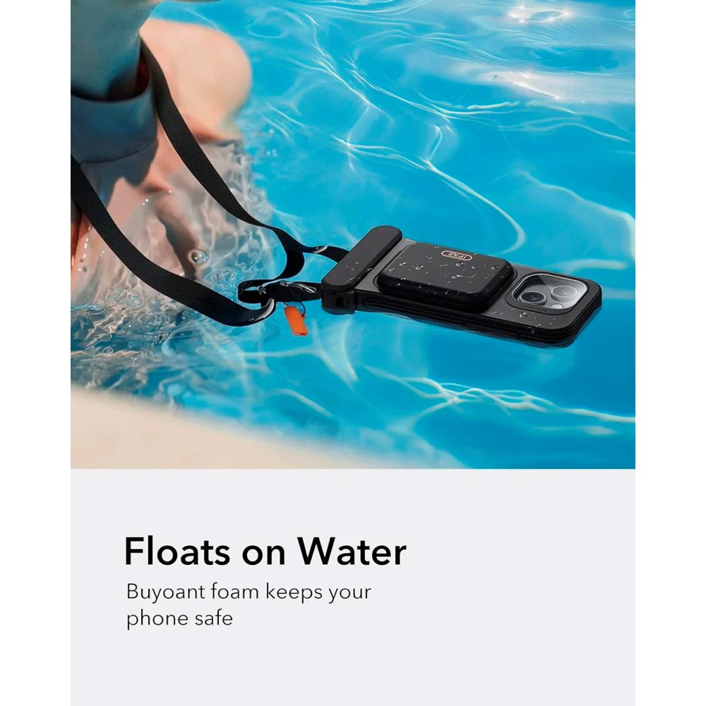 ESR iPhone 15 / 14 / 13 Vattentät Case - Svart