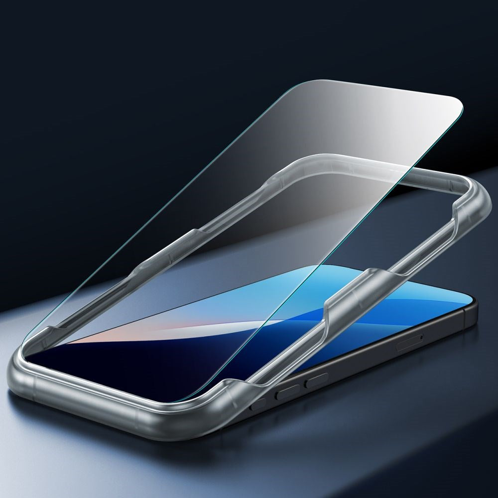iPhone 16 ESR Classic Pro Set HaloLock m. Bakside Skal & Skärmskyddsglas – MagSafe Kompatibel – Genomskinlig