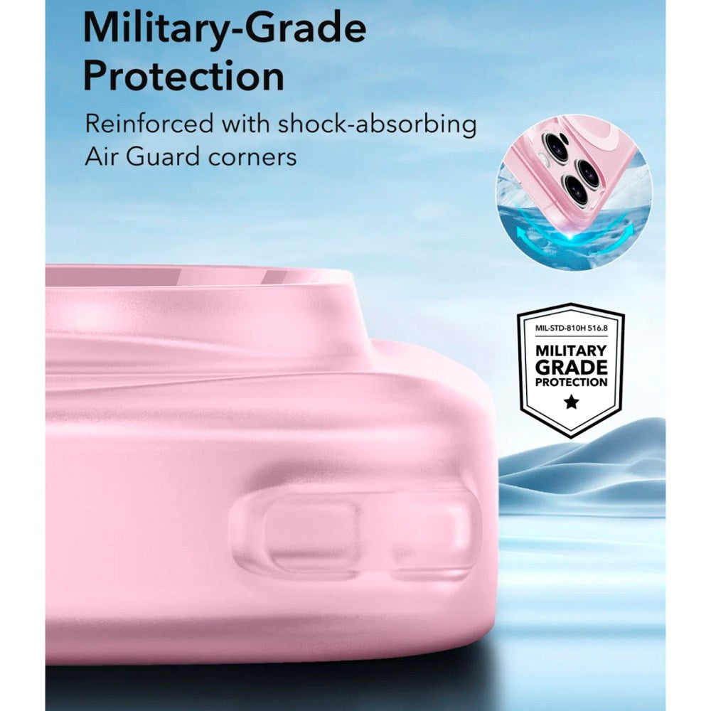 ESR iPhone 16 Pro Zero Clear Flexibelt Plast Skal - MagSafe Kompatibelt - Matt Rosa