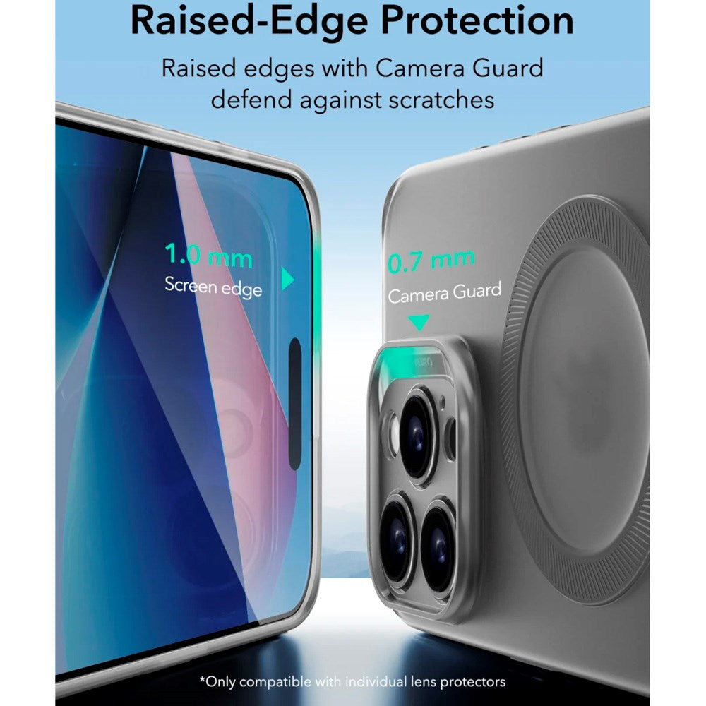 ESR iPhone 16 Pro Zero Clear Flexibelt Plast Skal - MagSafe Kompatibelt - Matt Grå