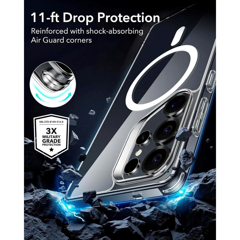 ESR Samsung Galaxy S25 Ultra Classic Hybrid Skal - MagSafe Kompatibel - Genomskinlig