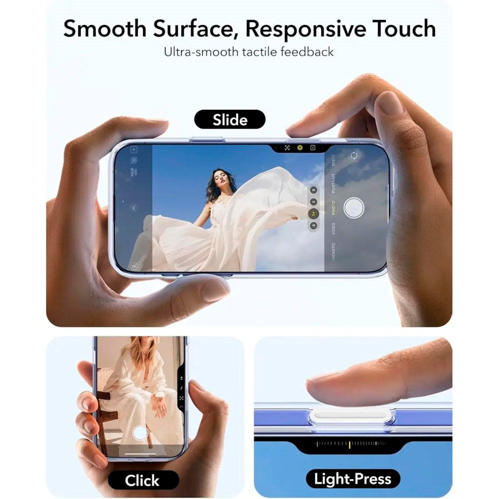 ESR iPhone 16 Classic Hybrid Skal m. Kickstand - MagSafe Kompatibel - Genomskinlig