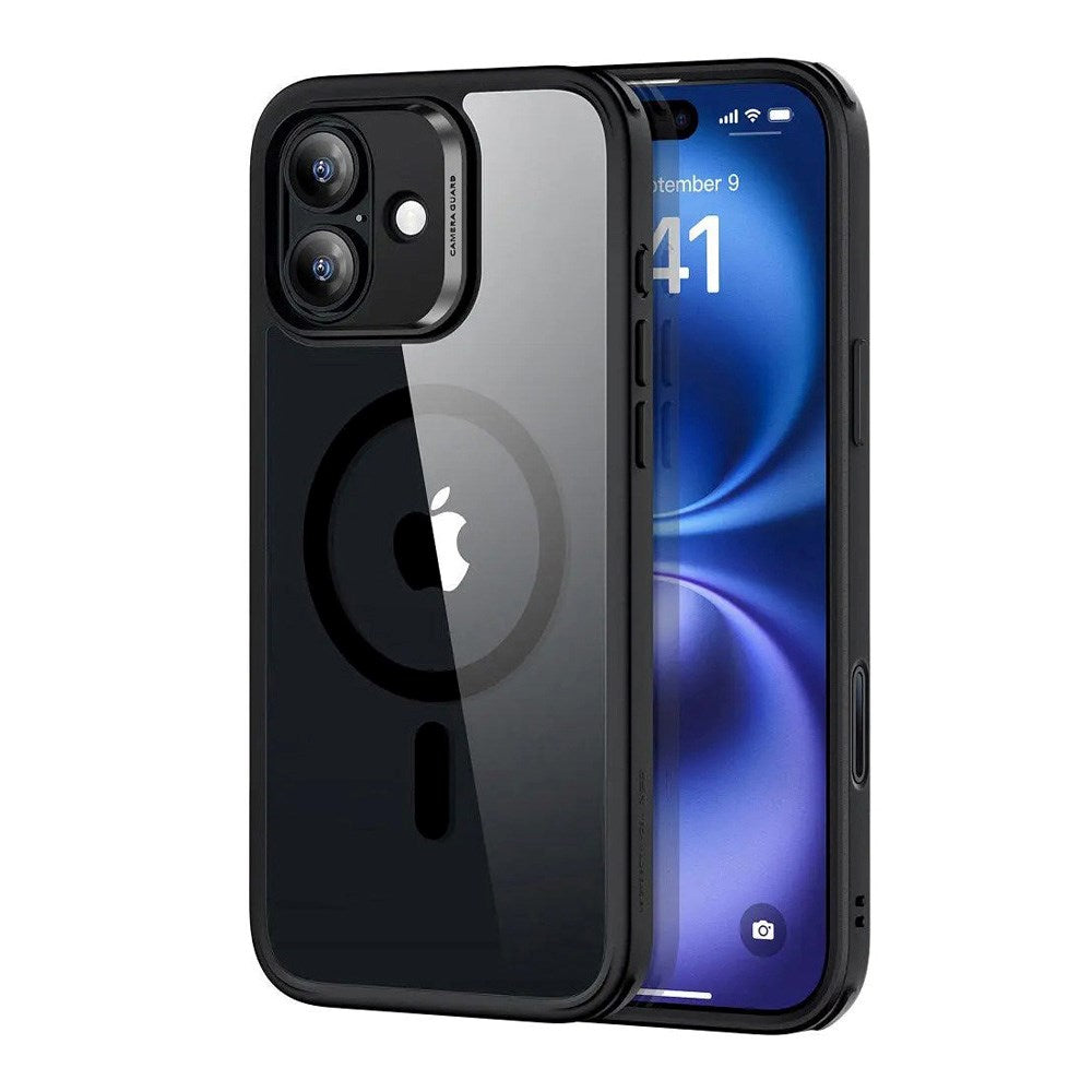 ESR iPhone 16 Classic Hybrid Skal med Camera Control-Knapp - MagSafe Kompatibel - Genomskinlig / Svart