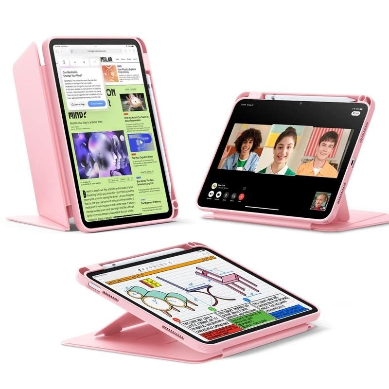 iPad 11" (2025) / 10.9" (2024/2022) ESR Flip Hybrid Fodral - Rosa