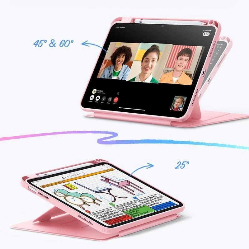 iPad 11" (2025) / 10.9" (2024/2022) ESR Flip Hybrid Fodral - Rosa