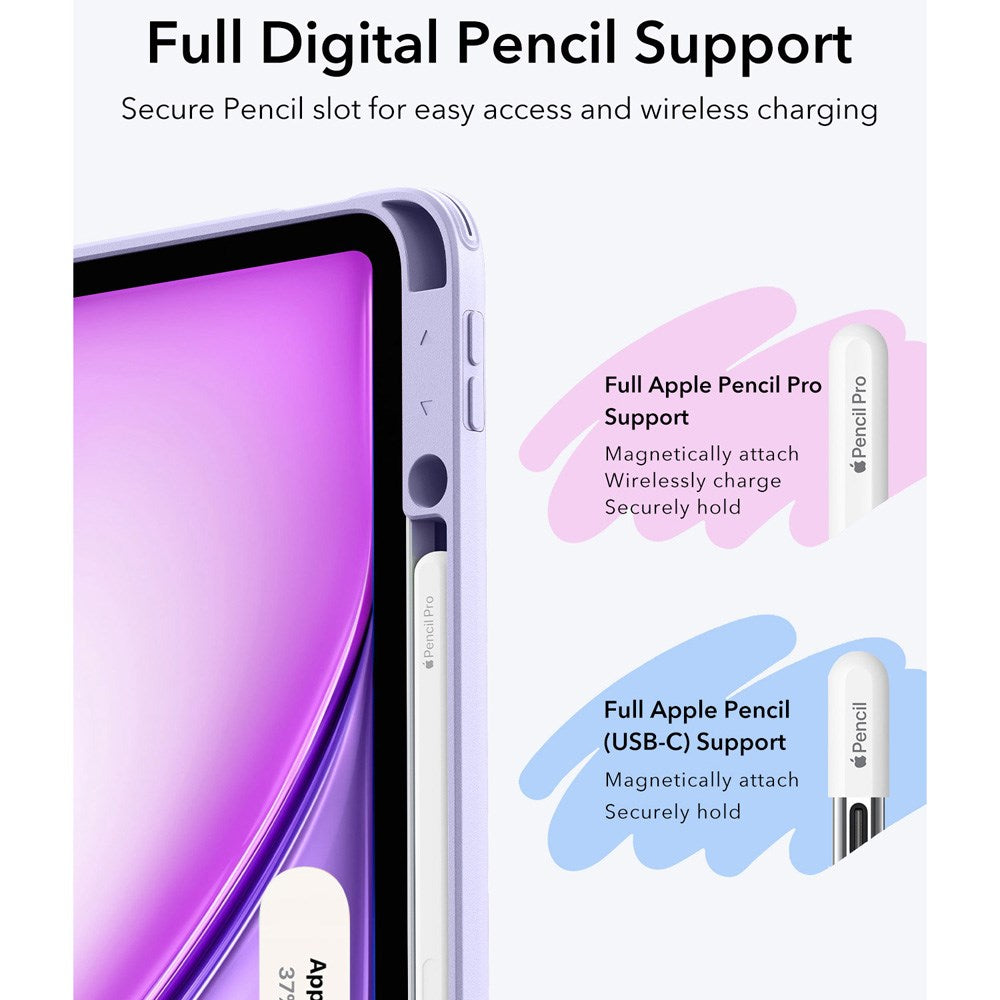 iPad Air 13" (2025 / 2024) ESR Hybrid Fodral - Lila