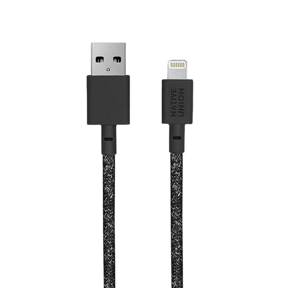 Native Union Belt Kabel USB-A till Lightning med läderspänne 3 meter. - Kosmos
