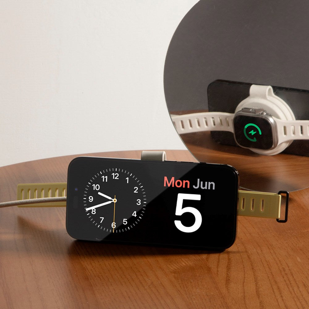 Native Union Voyage 2-i-1 Qi2 Trådlös Laddare - Svart