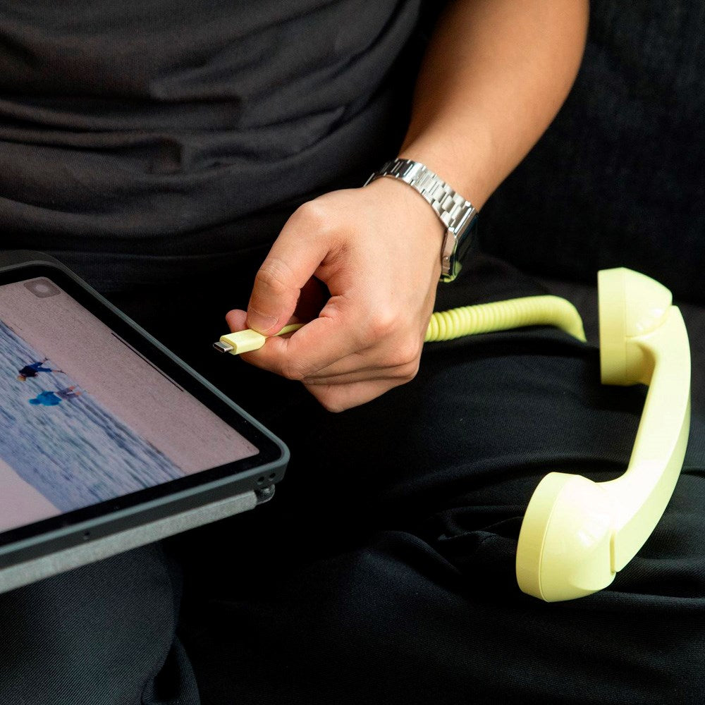 Native Union Pop Phone m. USB-C - Lemon