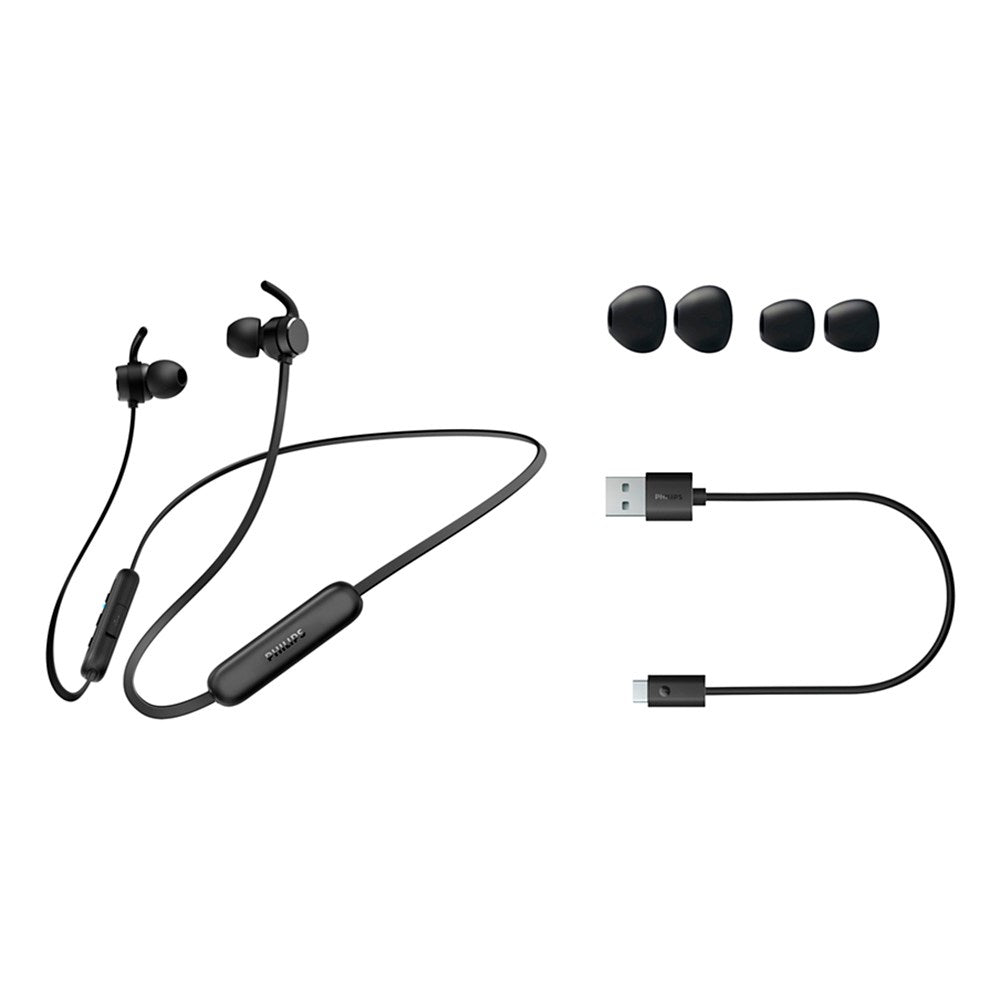 Philips In-Ear Hörlurar med Bluetooth – Svart