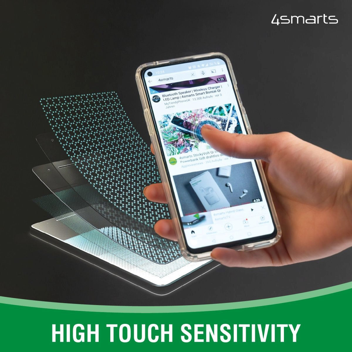 iPhone 16e / 14 / 13 / 13 Pro 4smarts Second Glass Skärmskydd - Transparent