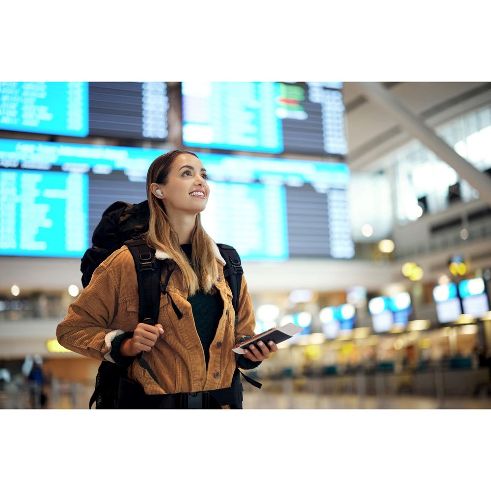 JVC Gumy HA-A23T True Wireless In-Ear Hörlurar - Active Noise Cancelling - Vit