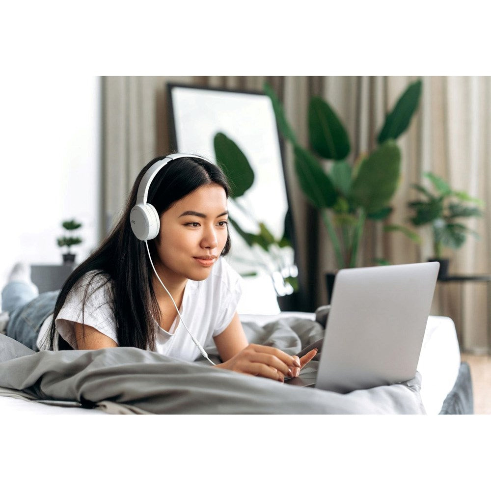 JVC HA-S33UC On-Ear Headset med sladd - Vit