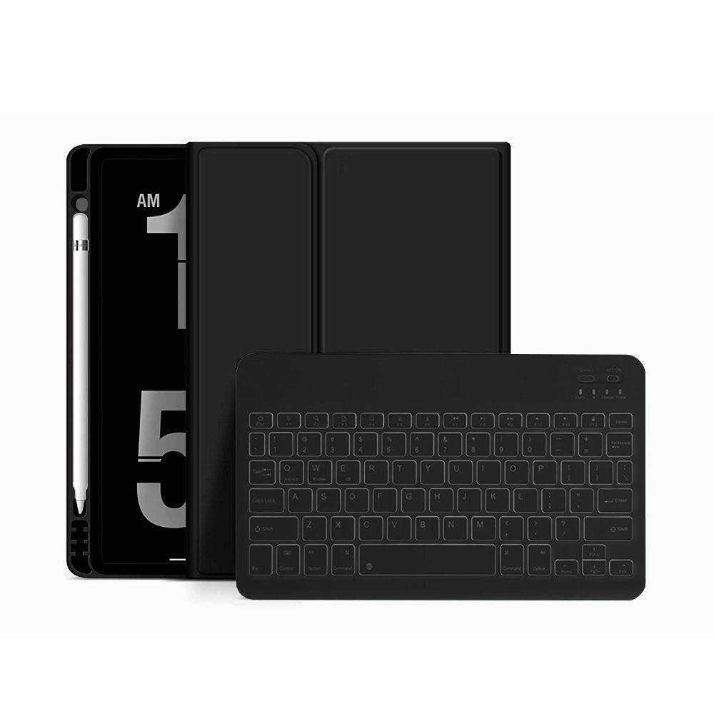 iPad 11" (2025) / iPad 10.9" (2024/2022) Tech-Protect Keyboard Fodral med Pennhållare - Engelsk Layout - Svart