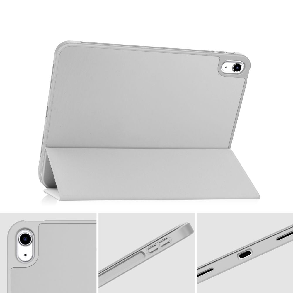 Tech-Protect iPad 11" (2025) / iPad 10.9" (2024/2022) SC Fodral m. Apple Pencil Hållare - Grå