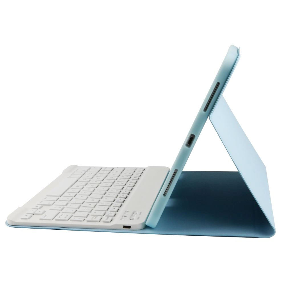 iPad 11" (2025) / iPad 10.9" (2024/2022) Tech-Protect Tangentbordsskydd med pennhållare - Engelsk layout - Blå