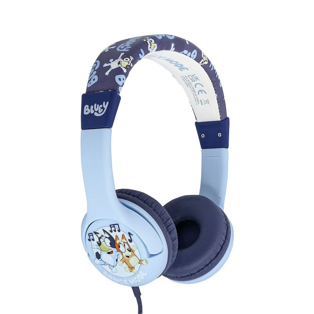 Bluey OTL On-Ear Headset för Barn med Jack Kontakt - Max. 85dB - Blå