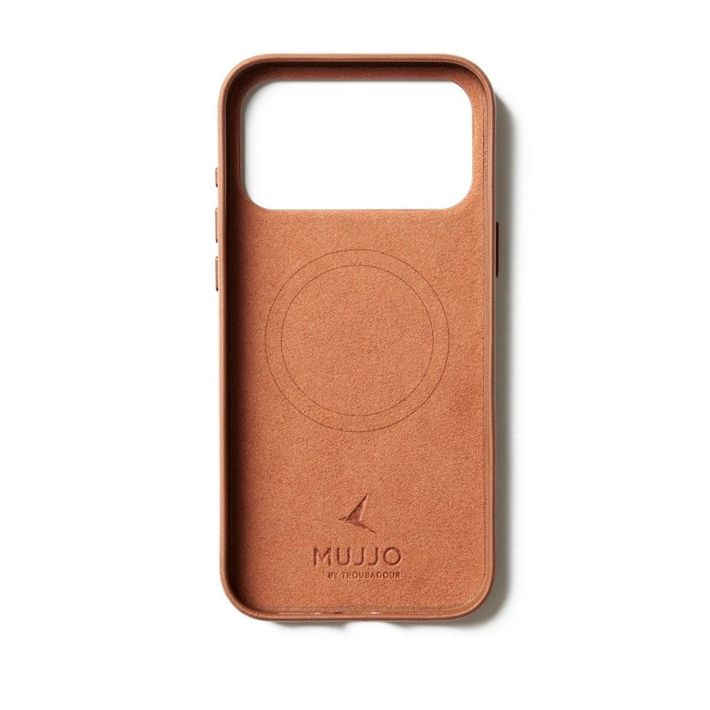 Mujjo iPhone 17 Pro Max Leather Case - MagSafe Kompatibel - Tan