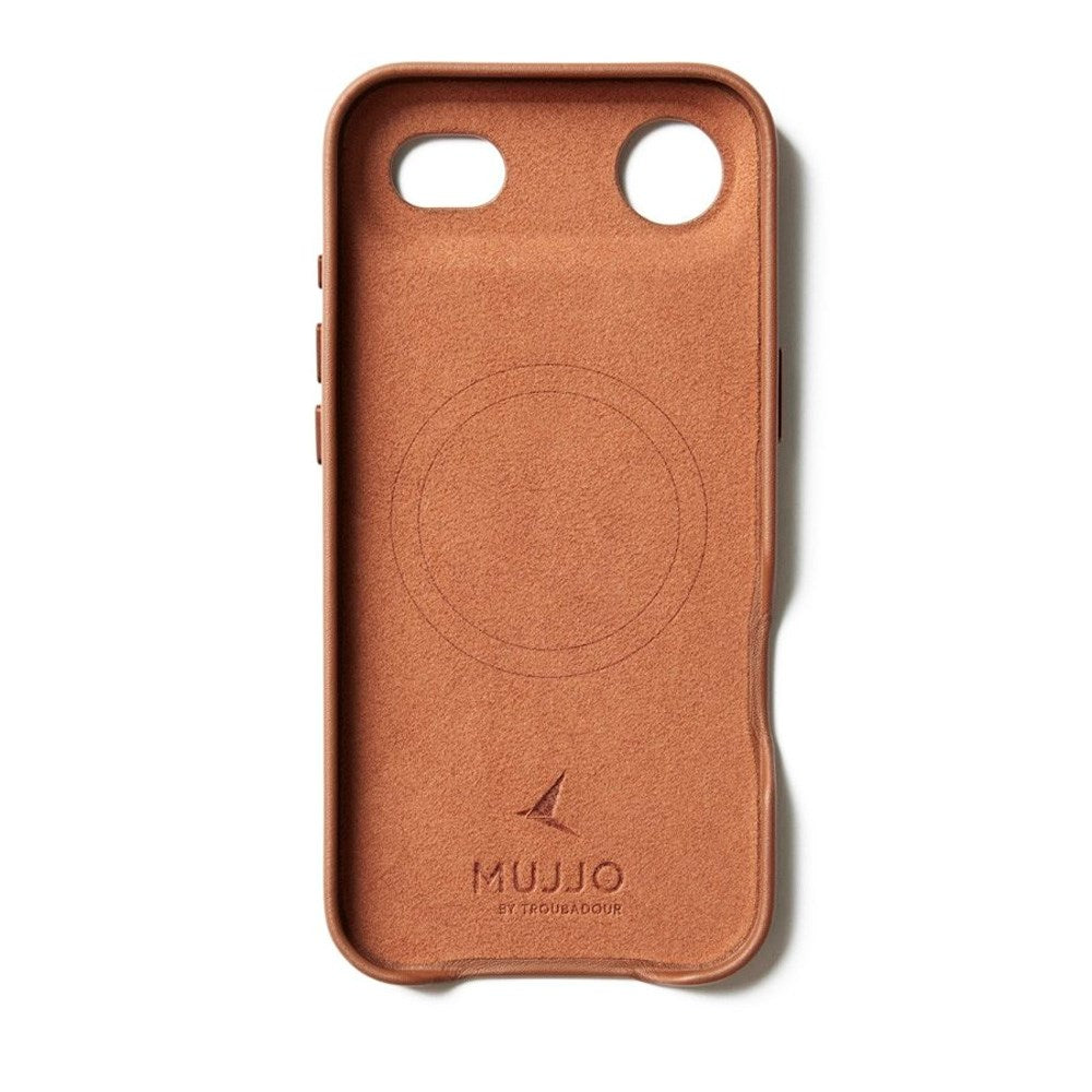 Mujjo iPhone Air Leather Case - MagSafe Kompatibel - Tan