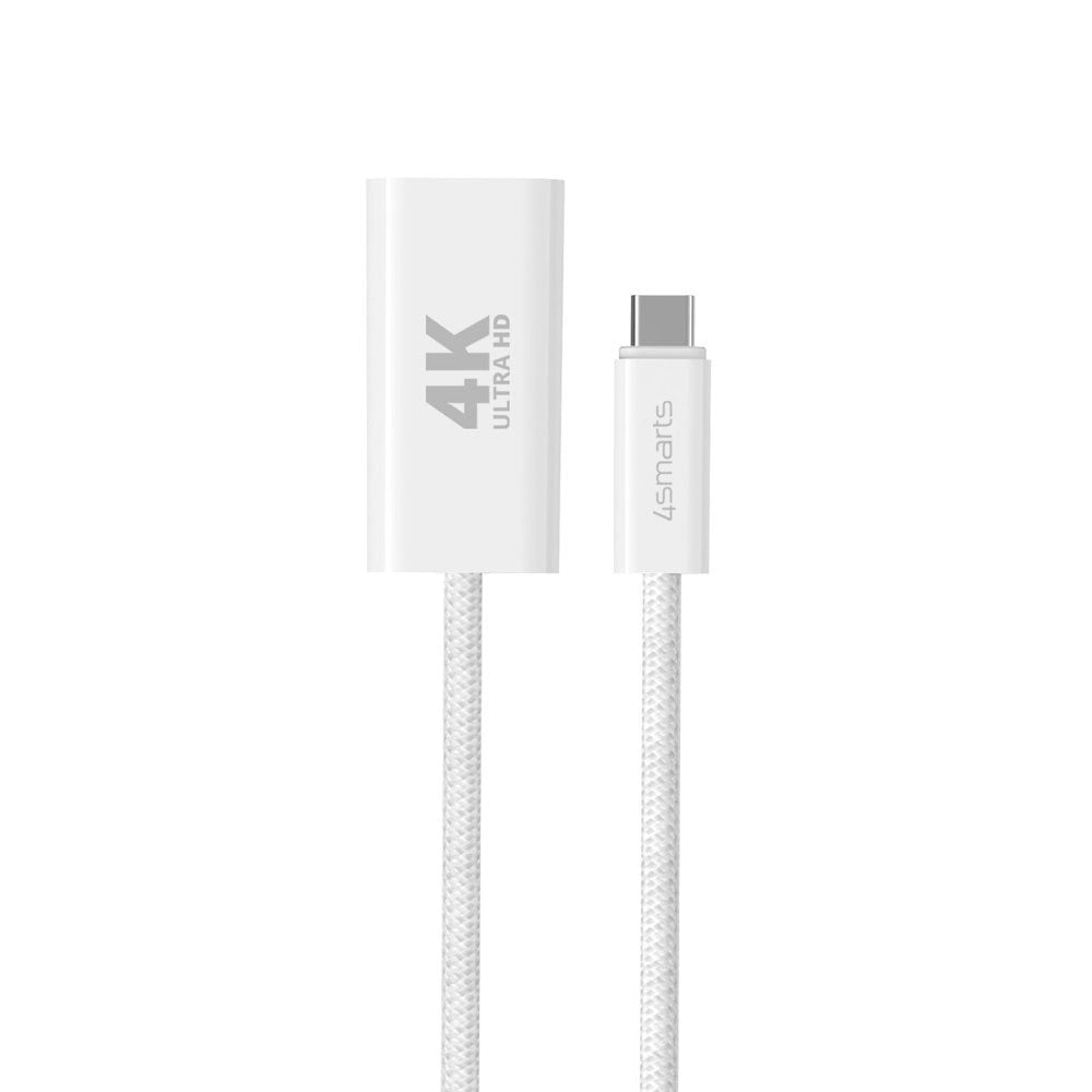 4smarts USB-C till HDMI Adapter - 1.5m - Vit