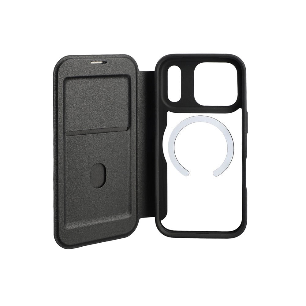 iPhone 17 Pro 4smarts Urban Pro Fodral - MagSafe Kompatibel - Genomskinlig / Svart