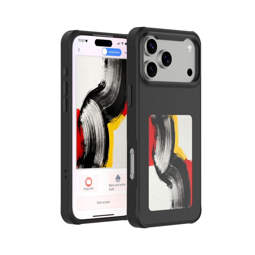 iPhone 17 Pro Max 4smarts E-Ink Skal - MagSafe Kompatibel - Svart
