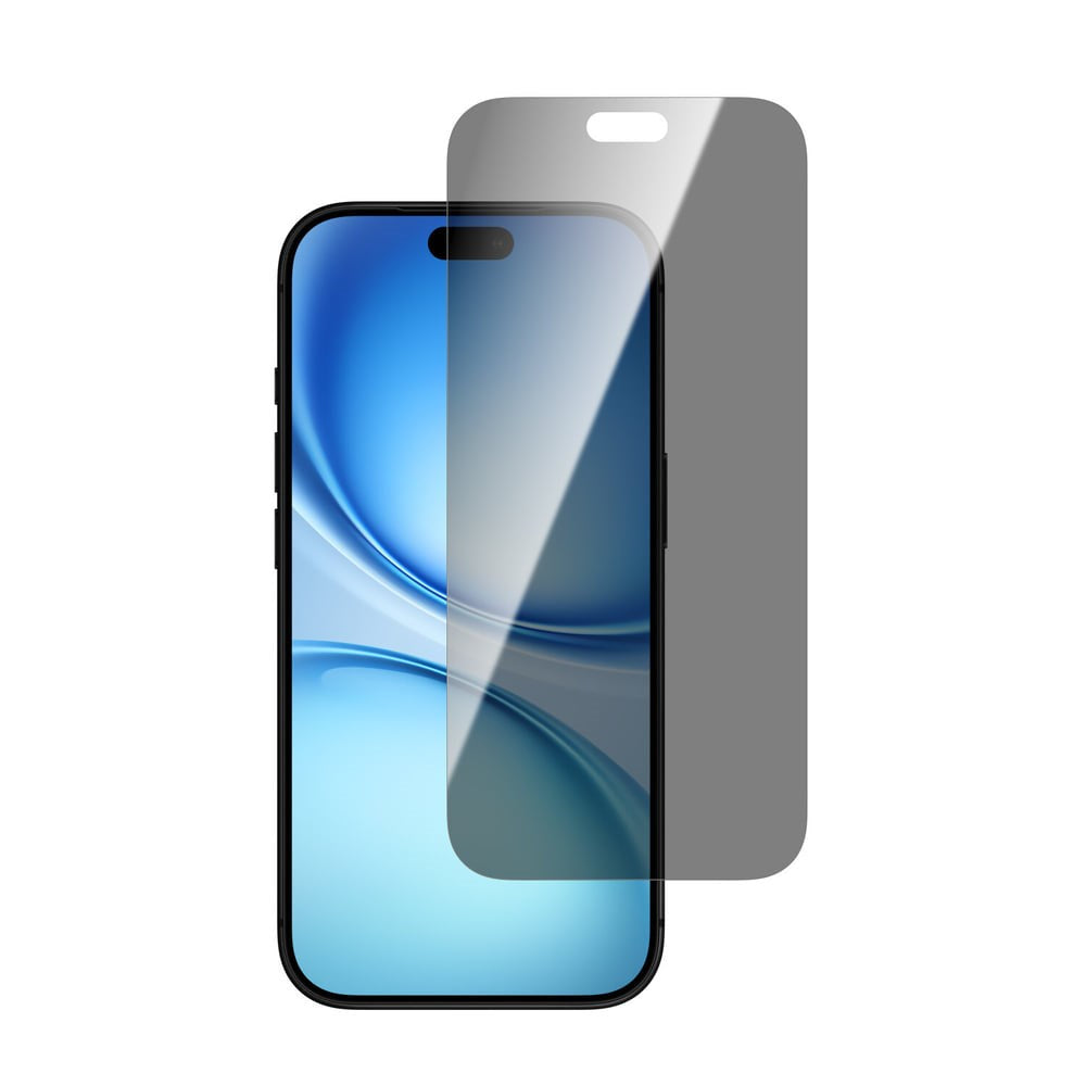 iPhone 18 Pro 4Smarts Second Glass Skärmskydd m. Monteringsram - Privacy Funktion - Genomskinlig
