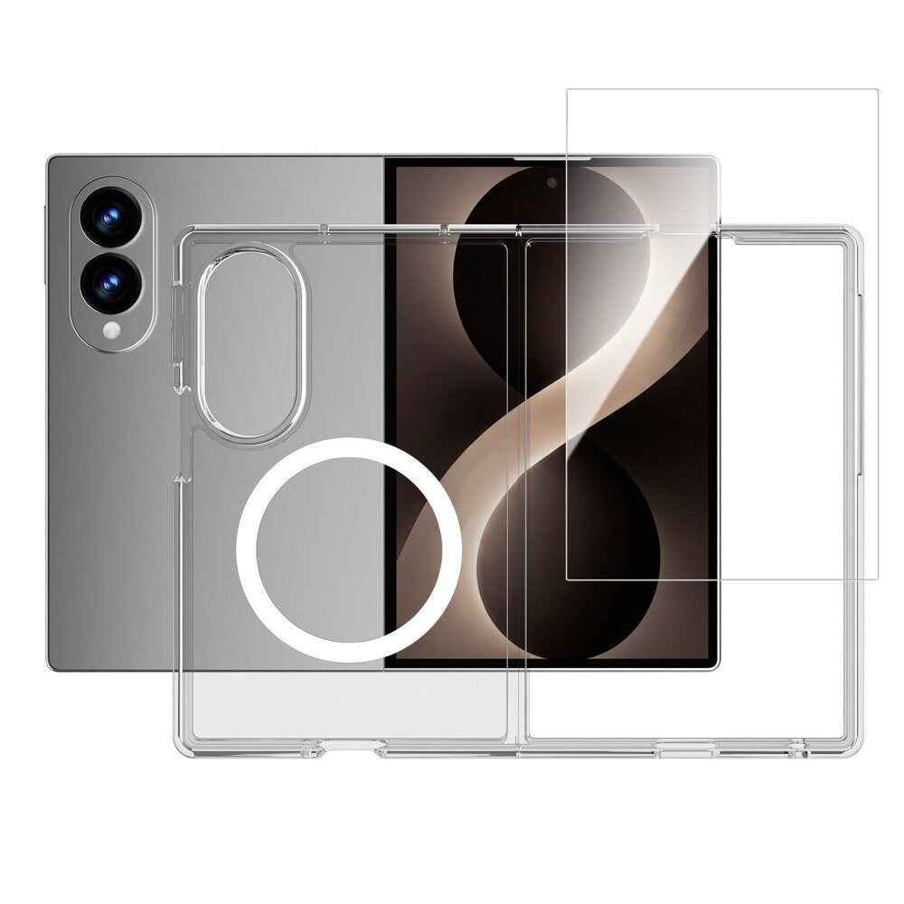 Samsung Galaxy Z Fold8 4Smarts 360° Protection Set m. Skal & Skärmskyddsglas - Genomskinlig