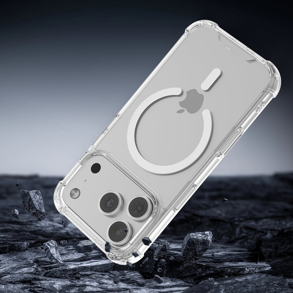 iPhone 18 Pro / 17 Pro 4Smarts IBIZA Hybrid Skal - MagSafe Kompatibel - Genomskinlig